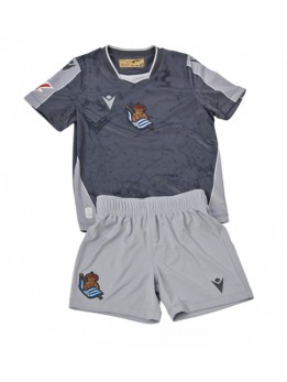 Real Sociedad Dječji Gostujuci Dres kompleti 2025-26 Kratak Rukavima (+ kratke hlače)